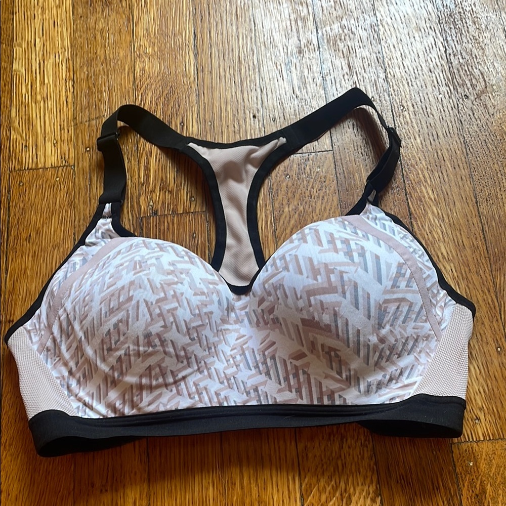 Victoria’s Secret Black, Pale pink and White Women's Sports Bra